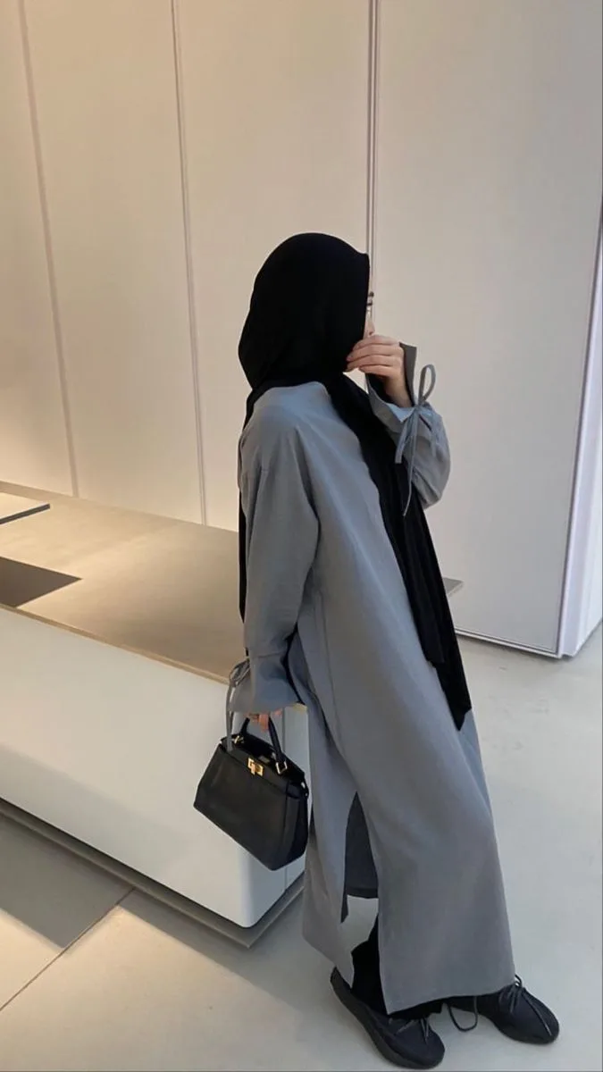 Slate Linen Shirt Dress